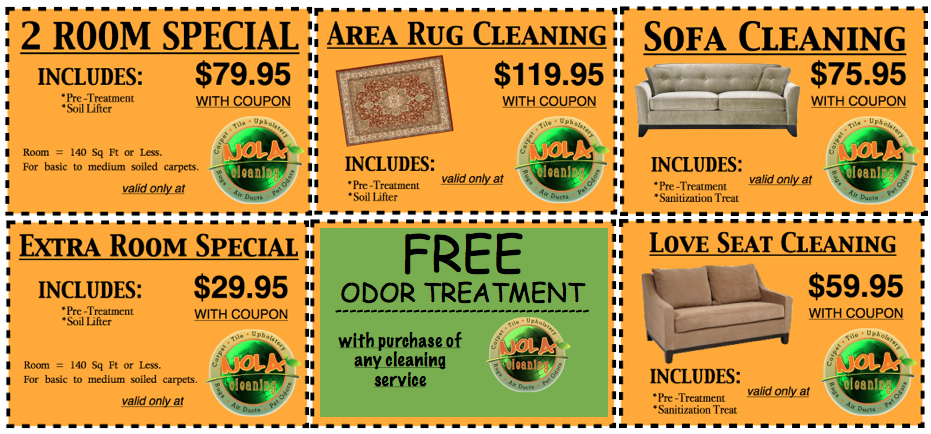 New Orleans Carpet Cleaning Coupons