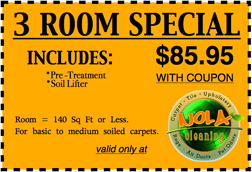 New Orleans Carpet Cleaning 3-Room-Special-Coupon